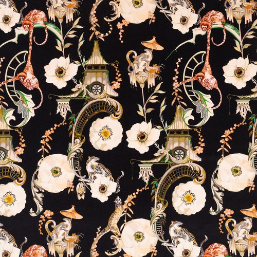 Romo curtain velvet fabric - curtain,