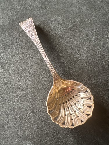 Victorian silver plate shell - victorian,