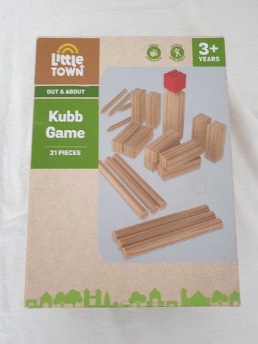 Little town wooden kubb game - wooden,