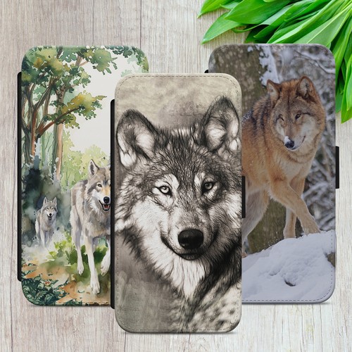 Arctic wolf art gift flip - arctic,