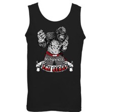 Muay Thai Gorilla The Beast Mens Funny Gym Vest MMA Kick Boxing Training Top