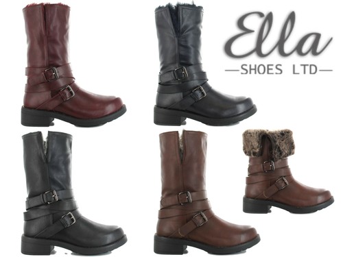 Ladies ella boots faux - ladies,