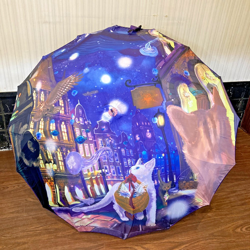 Japanese art umbrella - japanese,