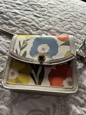 Fossil Handbag Multicolored Floral Fabric