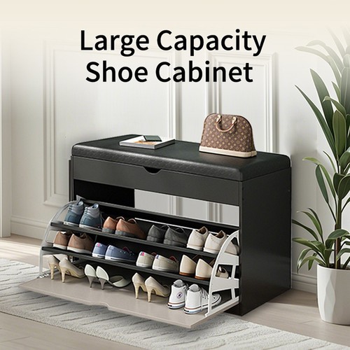 Modern shoe storage bench with - storage,