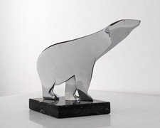 Art Deco sculpture of a polar