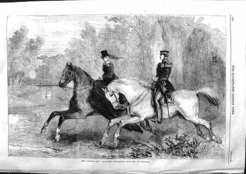 Antique old print - old, *3770