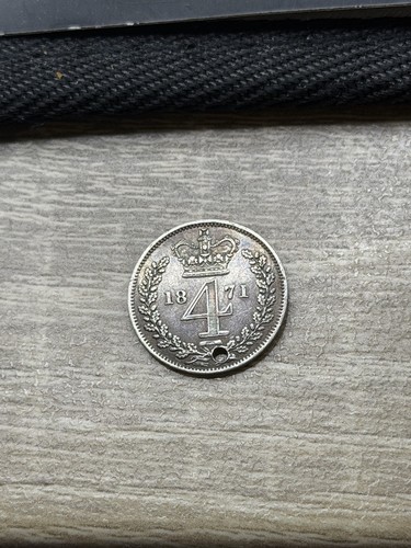 Victoria maundy fourpence - victoria,, maundy,