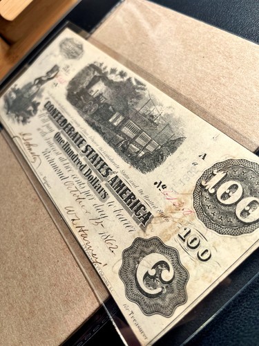 1862 100 confederate - t-39,
