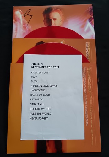 Gary barlow signed music - signed,