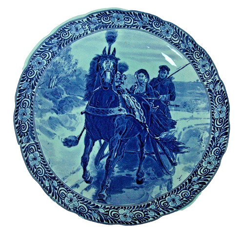 Delft plate large platter - delft,