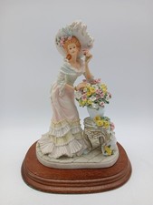 Leonardo Collection Sara Louise Figurine Elegant Lady with Flowers 1993