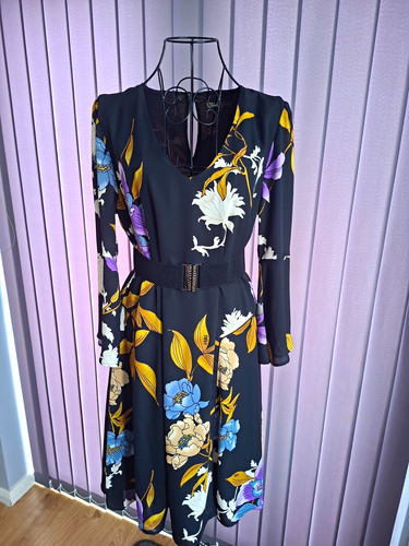 Biba black floral line - biba,