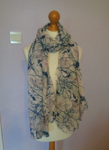 Scarf wrap atmosphere pale - scarf/wrap, by