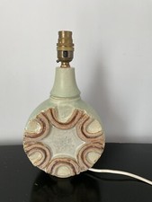 Bernard Rooke Studio Art Pottery Lamp Vintage