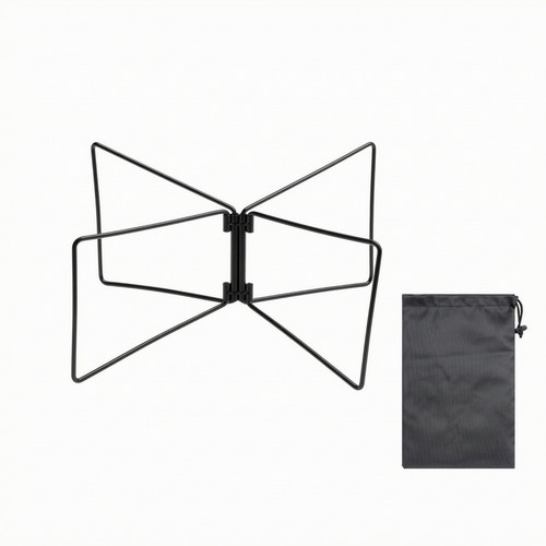 Steel stand with storage bag - storage,
