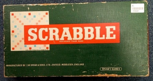 Vintage 1960 scrabble - vintage, 1960’s