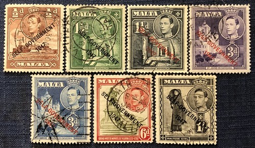 Malta stamps 1947 - , king