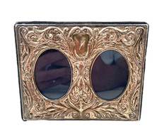 Vintage Sterling Silver Photo Frame Hallmarked Carrs of Sheffield 1994 Twin Duo