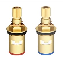 2pc Brass Ceramic Tap