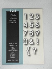 Memory Box Parker Numbers Die Set
