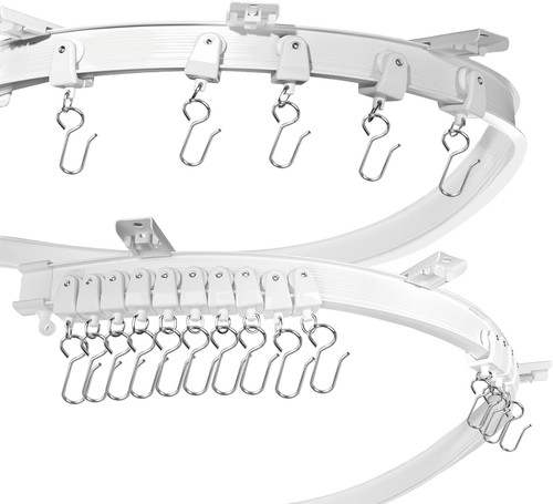 Flexible ceiling curtain - flexible, track