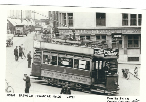 Pamlin print postcard tram - print,