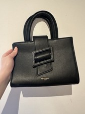 Kassandre Paris Medea Genuine Leather/Suede Tote Bag Handbag Black