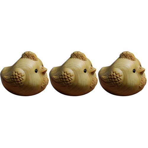 Pack wooden chick - pack, figures