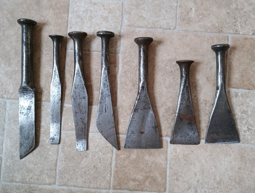 Seven antique shipbuilders - seven,