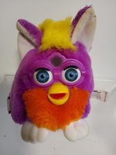 Talking Furby Buddies Tiger Electronics 1999 Purple Pink Vintage Toy Working 