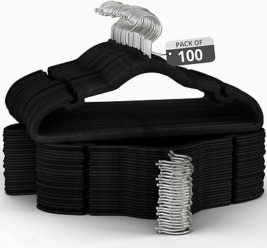 Velvet clothing hangers - velvet,
