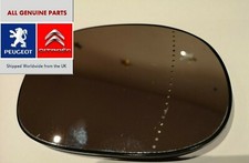 GENUINE PEUGEOT 206 RIGHT DOOR WING MIRROR GLASS 