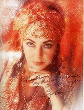 ELIZABETH TAYLOR Signed