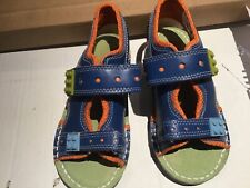 Child’s kickers leather Lego sandals very little used bright clean pair size 11