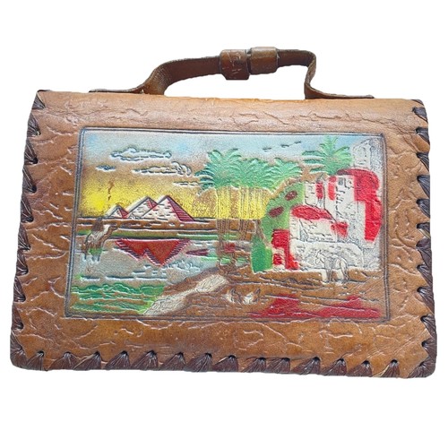 Vintage egyptian tooled - vintage,