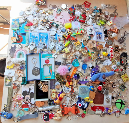 Keyring job lot keychain - keyring,