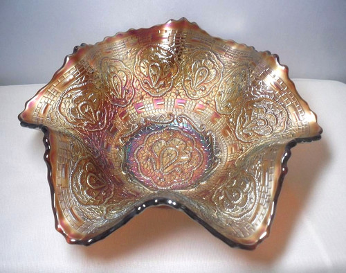 Small vintage fenton carnival - vintage,