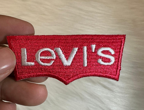 Red logo patch sew on - logo, –sew