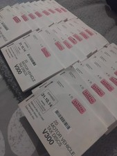 UK Book Of 20 Unused Tax Discs