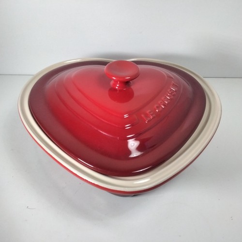 Creuset cerise heart - le,