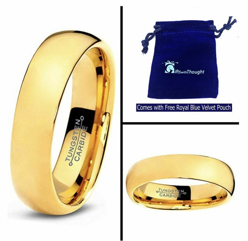 6mm men ladies genuine - 6mm, gold
