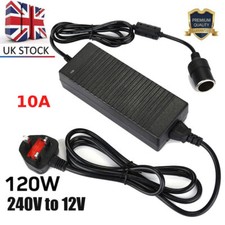 Mains Voltage to- 12V Converter AC 240V to DC 12V Transformer with Female Inline