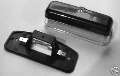 Plastic black number plate - black,