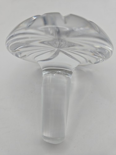 Vintage clear crystal glass - clear,