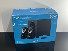 Logitech Z313 Speaker System - Black Working Condition  VIDEO ADDED