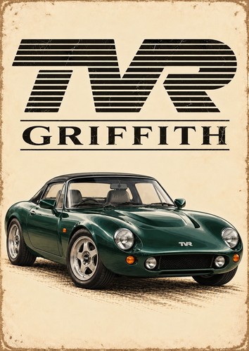 Tvr griffith poster classic - tvr,