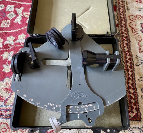 Vintage ebbco sextant nautical - vintage,