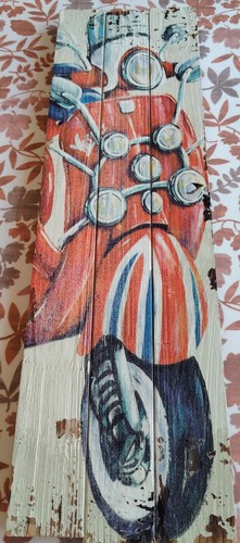 Shabby chic scooter - shabby,