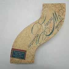 Pulcinella's Calligraphy Pen Set - Marble Effect Glass Pen, Stand & Sealed Ink